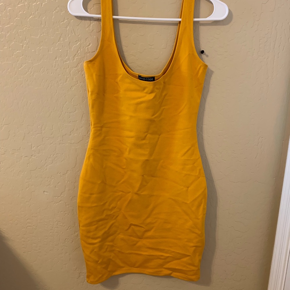Mustard dress